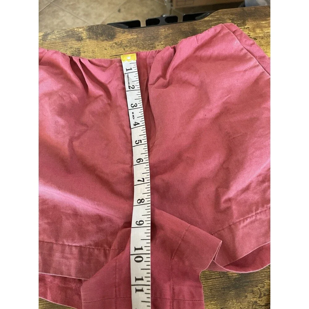 Womens Kate Spade Saturday Chino Shorts Sz 2 High Waisted Linen Blend Preppy